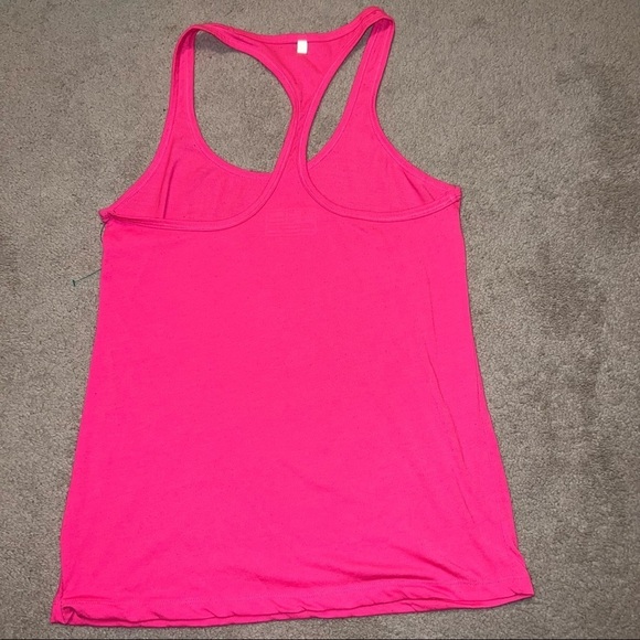 New Balance B DRY Racing Back Tank In Hot Pink - Picture 3 of 4